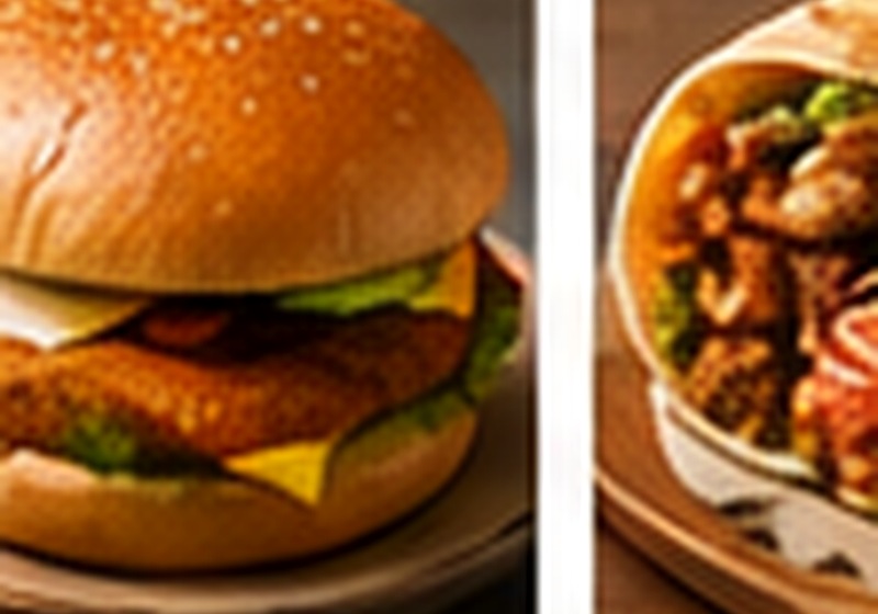 1 Pc Chicken Strip Burger & Chips